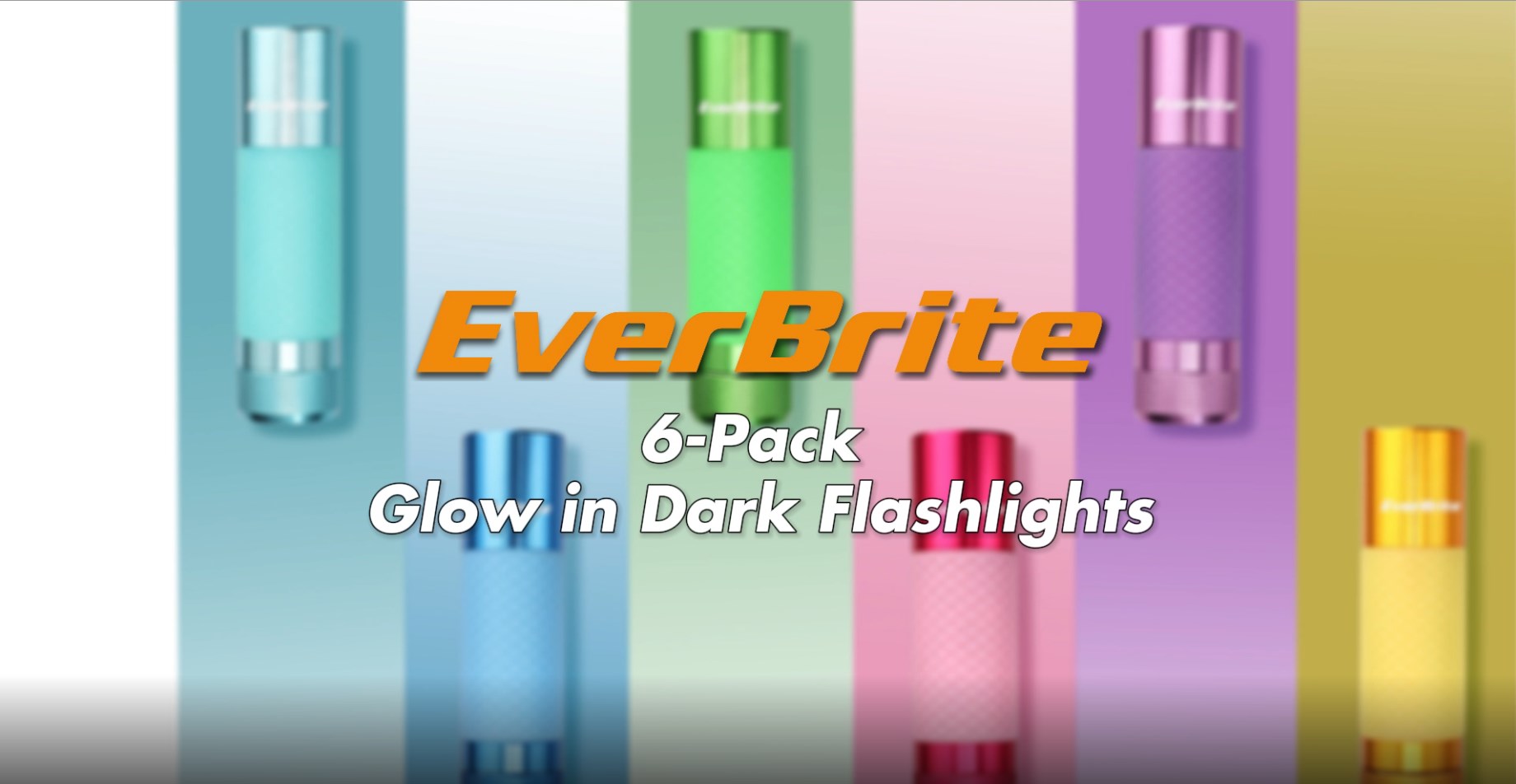 Amazon.com: EverBrite 6-Pack Mini Flashlights, Glow in Dark